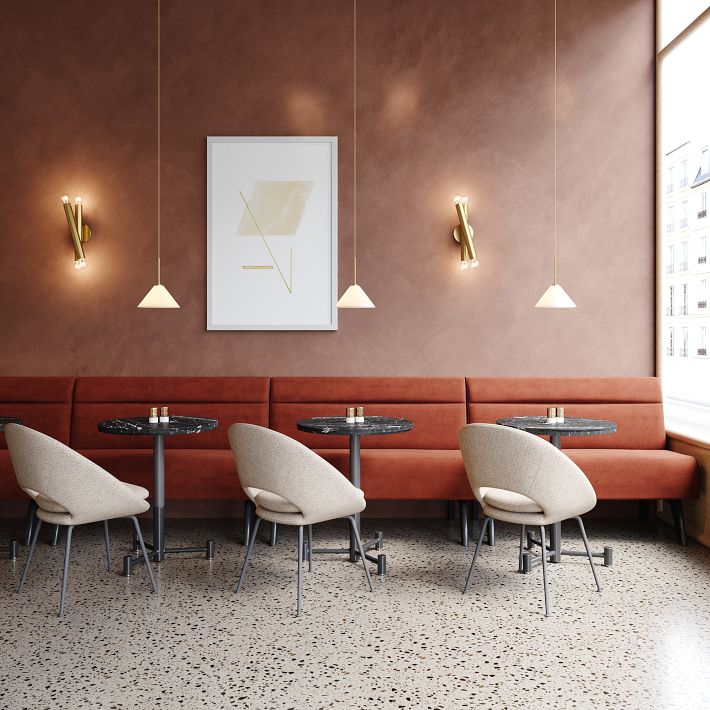 Open Box Novak Vegan Leather Banquette Horizontal Tufting West Elm