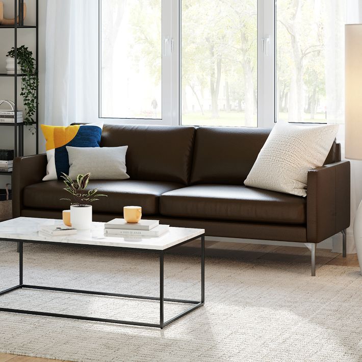 Banks Leather Sofa West Elm