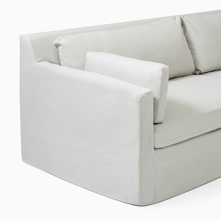 Marin Skirted Slipcover Sofa (71"94") West Elm