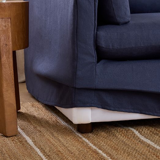 Marin Skirted Slipcover Sofa (71"94") West Elm