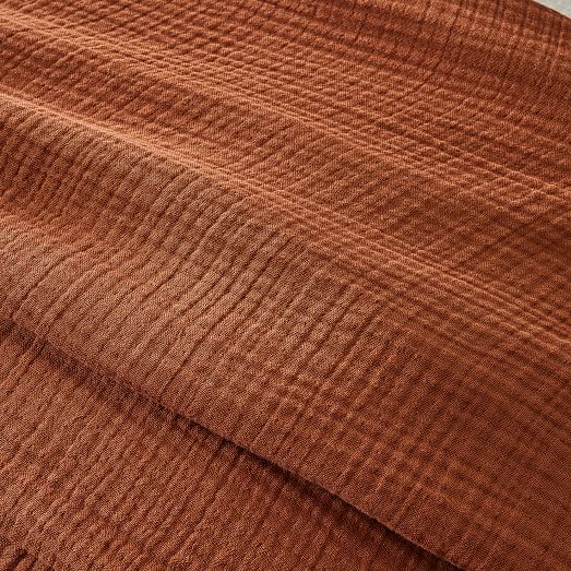 Dreamy Gauze Cotton Blanket West Elm
