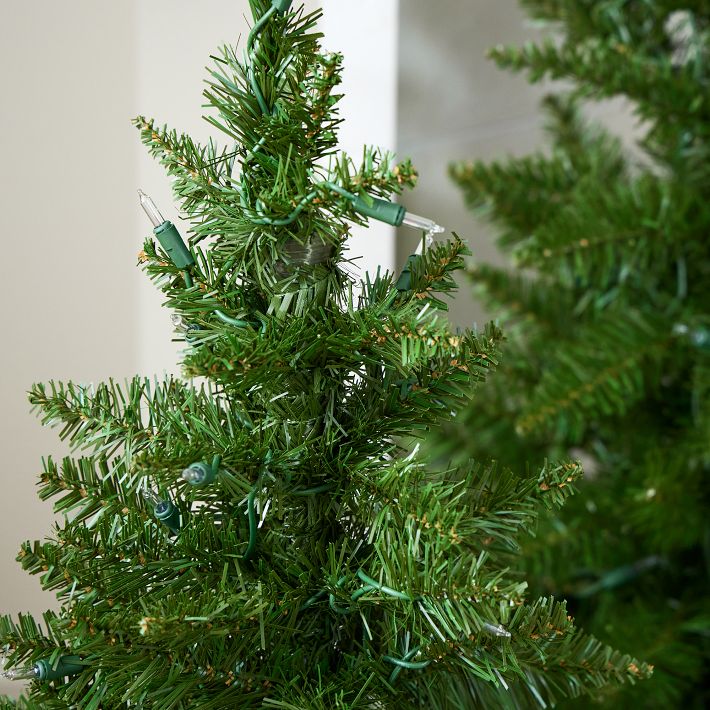 Potted Hard Needle Christmas Trees (Set of 2) West Elm