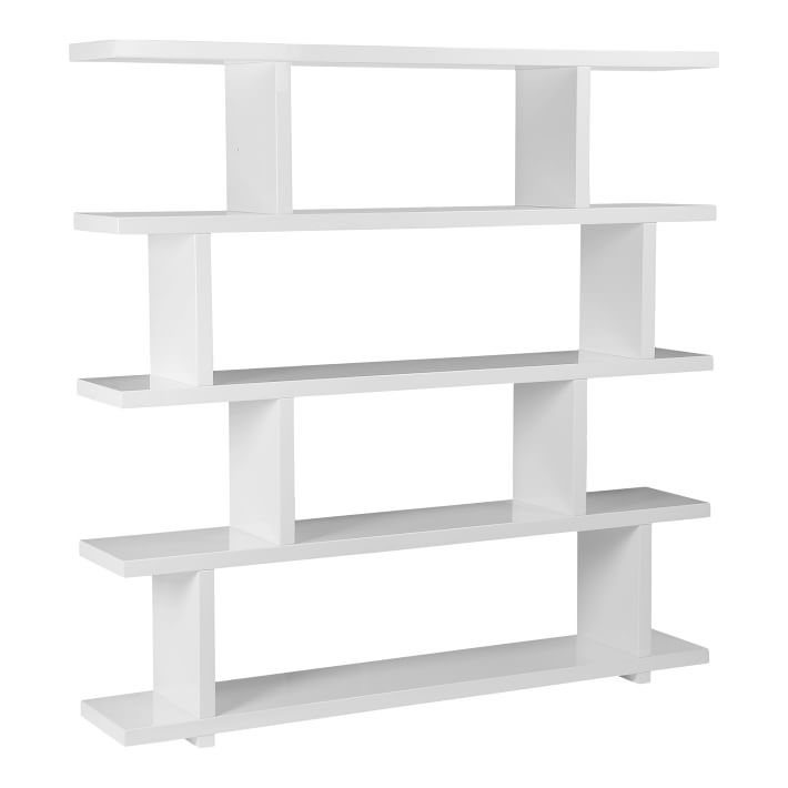 Modern Staggered Shelf Large (63") West Elm