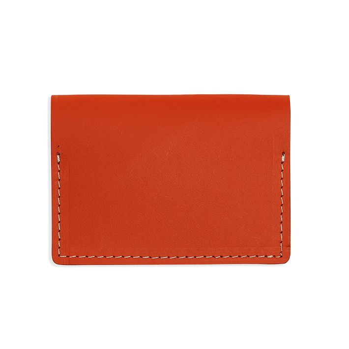 MoMA Pink Recycled Leather Wallet | West Elm