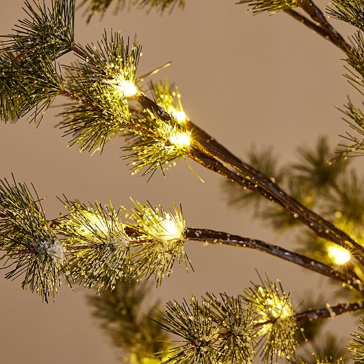 Light-up Brown Christmas Tree 