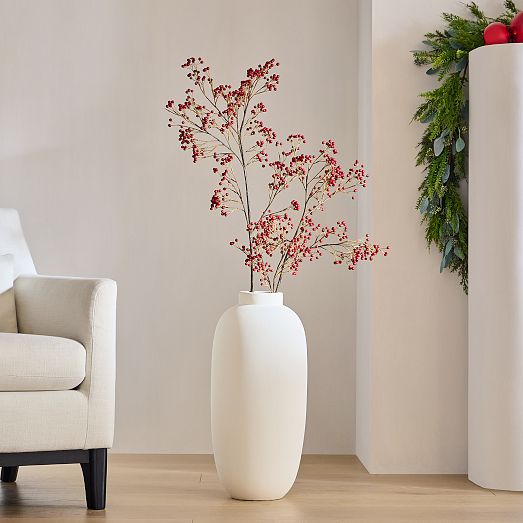 Faux Red Berry Branch | West Elm