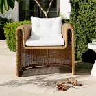 Outdoor Rounded Woven Chair | West Elm
