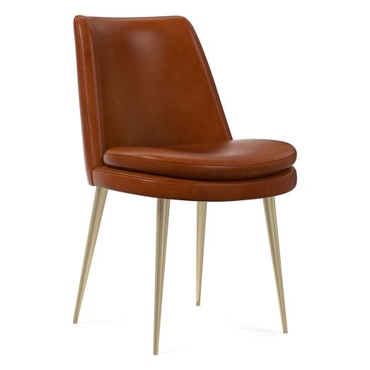 Finley LowBack Leather Dining Chair (Set of 2) West Elm