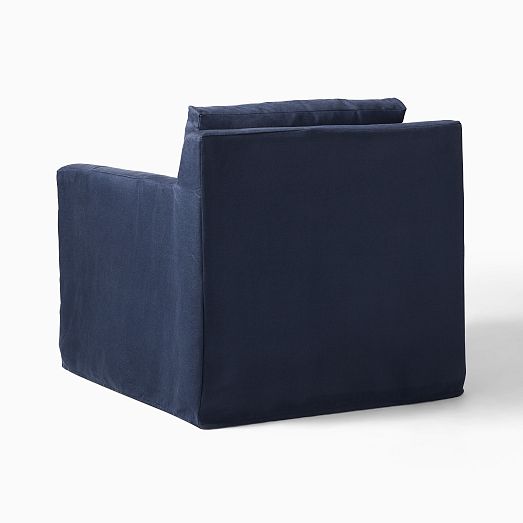 Marin Skirted Slipcover Chair West Elm