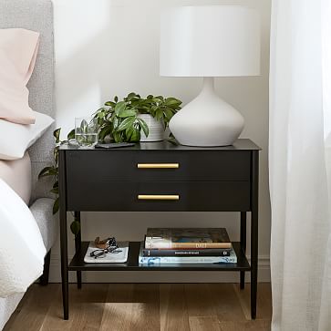 Asymmetry Ceramic Table Lamp | Modern Light Fixtures | West Elm