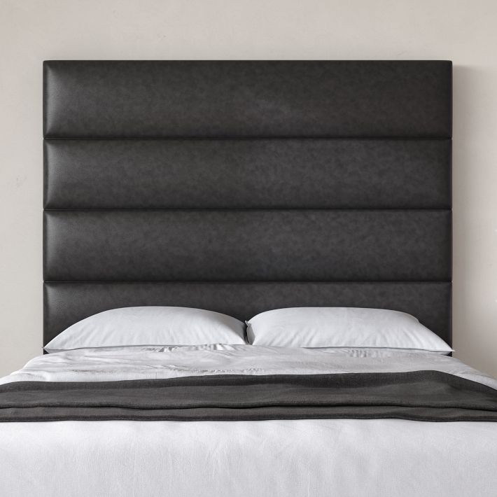 Vegan Leather Wall Mounted Headboard | West Elm