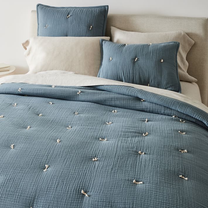 Dreamy Gauze Cotton Quilt & Shams West Elm