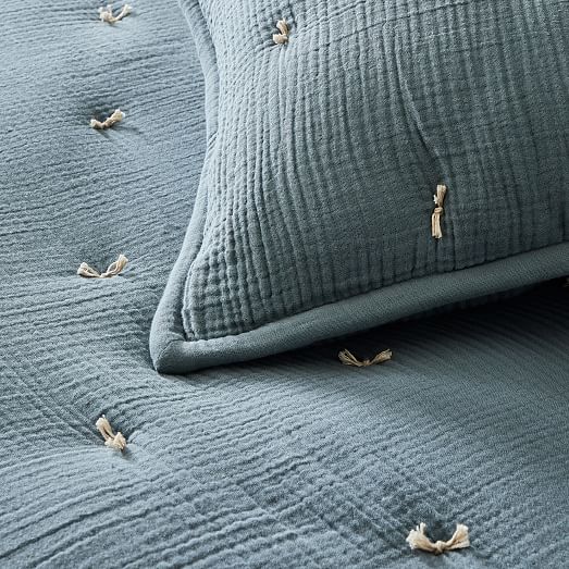 Dreamy Gauze Cotton Quilt & Shams West Elm