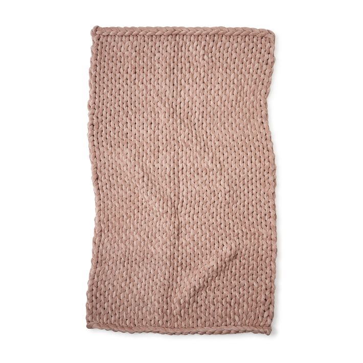 Bearaby Velvet Weighted Blanket West Elm