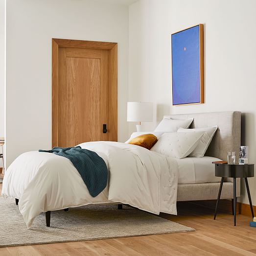 Washed Cotton Percale Quilt & Shams West Elm