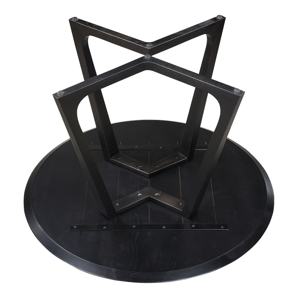 Sculptural Ash Wood Round Dining Table (47.5") West Elm