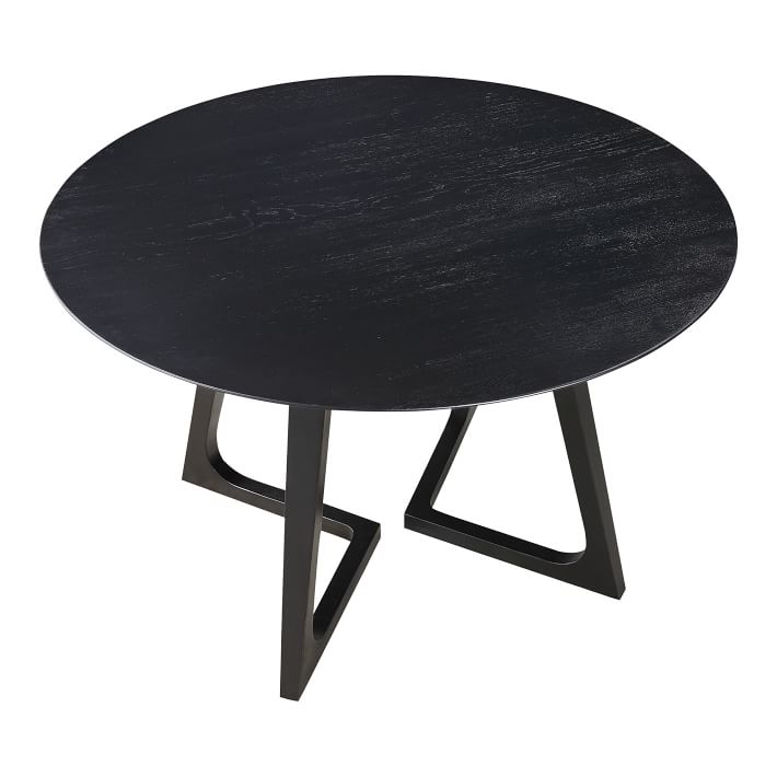 Sculptural Ash Wood Round Dining Table (47.5") West Elm