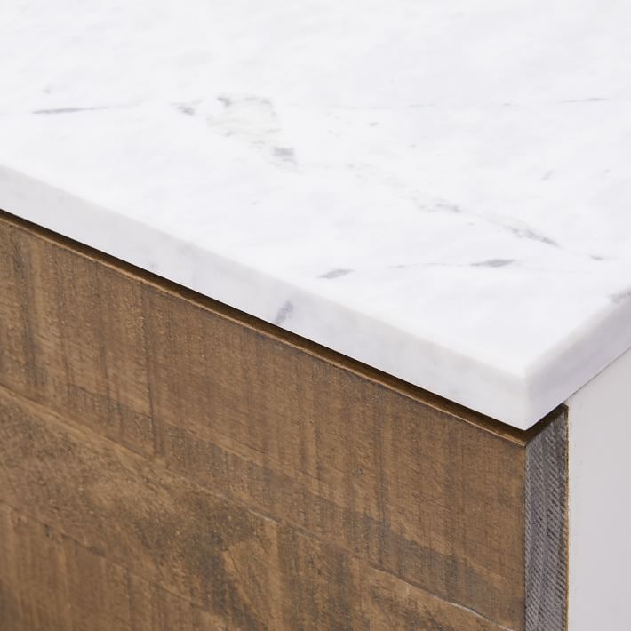 Reclaimed Wood & Lacquer Single Bathroom Vanity West Elm