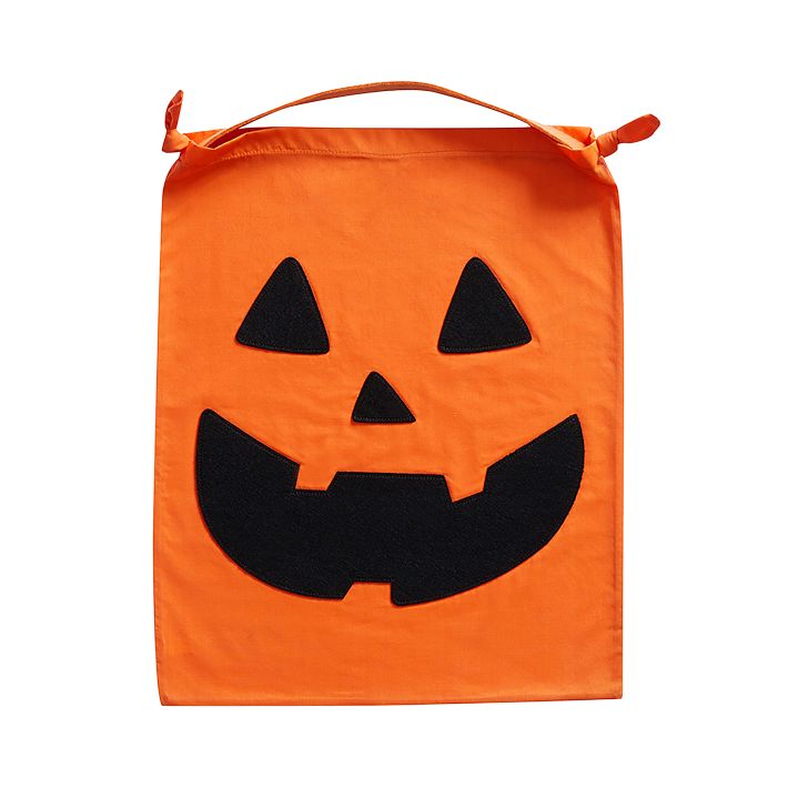 Pumpkin Pillowcase Treat Bag West Elm