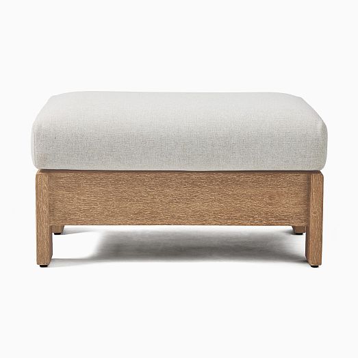 Porto Outdoor Ottoman | West Elm
