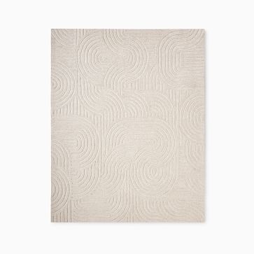 Curved Lines Easy Care Rug | West Elm