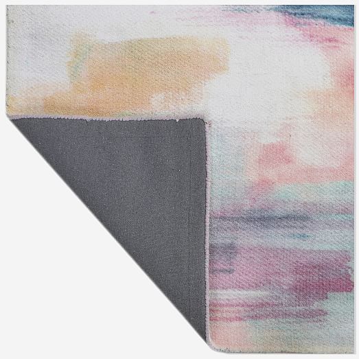 Layered Brushstrokes Rug West Elm