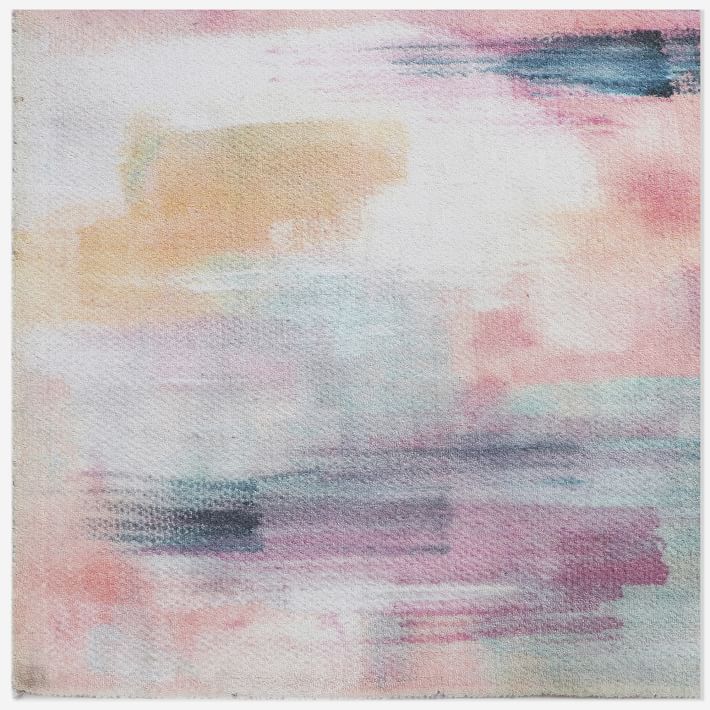 Layered Brushstrokes Rug West Elm