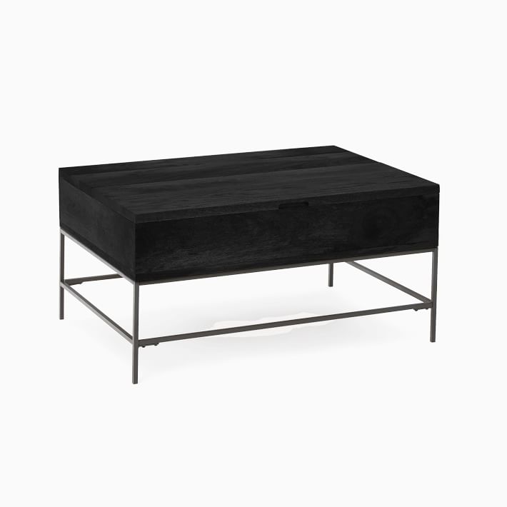 Industrial Storage PopUp Coffee Table Modern Living Room Furniture