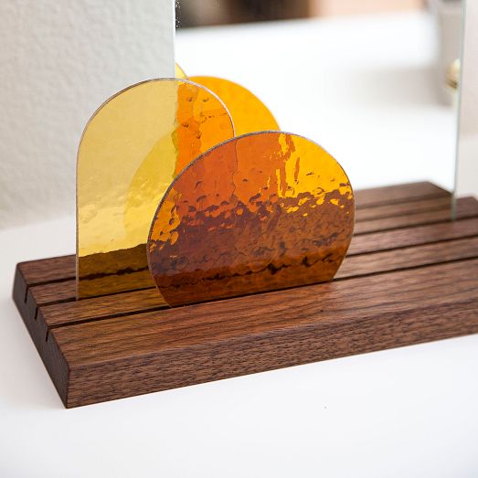 SZKLO Glass Look At Me Mirror Stand West Elm