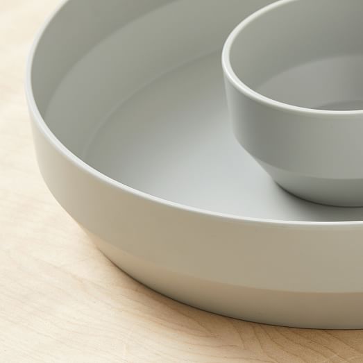 Modern Melamine Chip & Dip Server West Elm