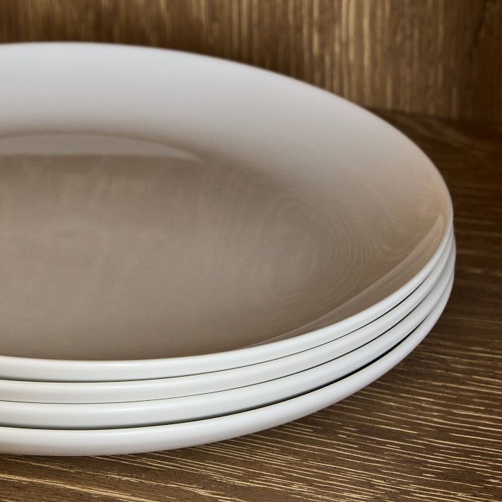 Pure Coupe Stoneware Salad Plate Sets West Elm