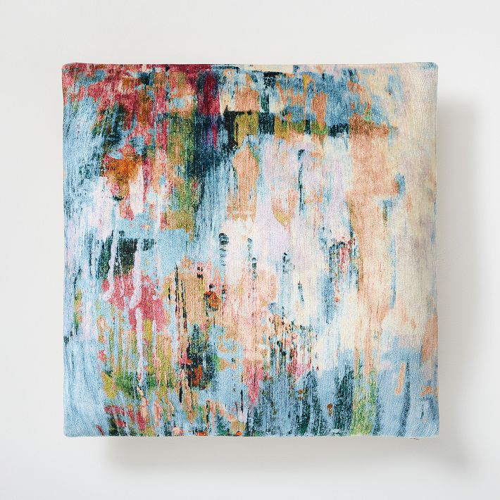 Velvet Art Pillow Cover | West Elm