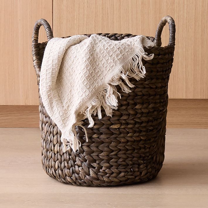 Curved Seagrass Baskets West Elm