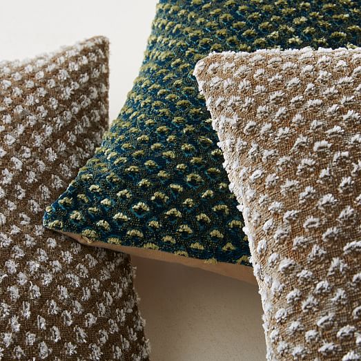 Raised Velvet Pillow Cover West Elm