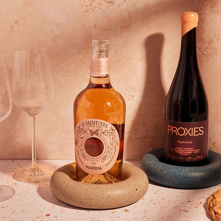 Pretti.Cool Wine Bottle Coaster West Elm