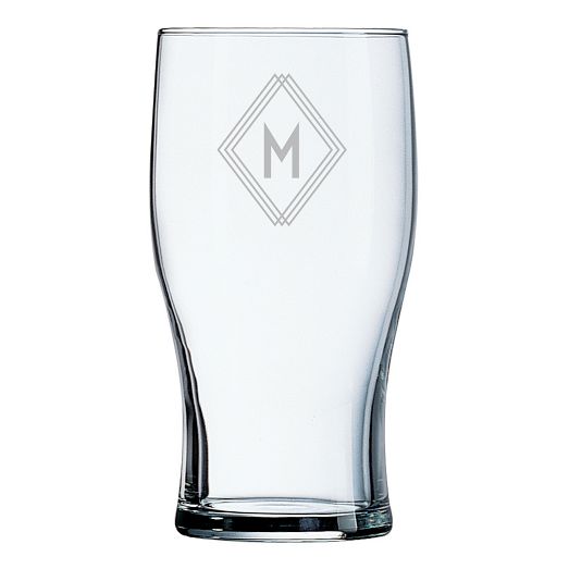 Monogram Tulip Tumbler Glasses (Set of 4) West Elm