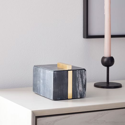 Seamless Shaped Marble Boxes West Elm
