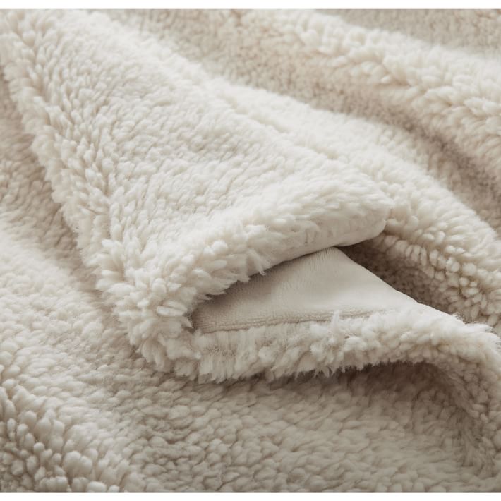 Sherpa Bed Blanket | West Elm