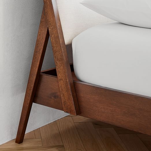 Wright Upholstered Bed West Elm