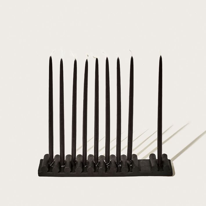Sin Stacked Stoneware Menorah West Elm