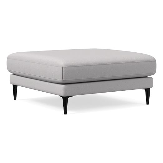 Anton Ottoman Metal Legs West Elm