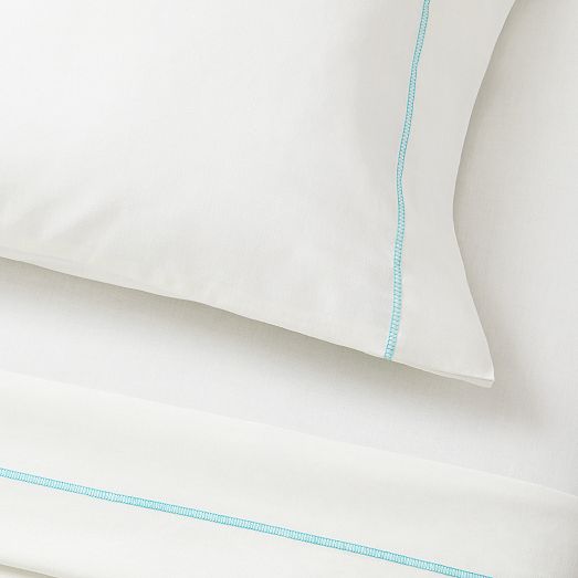 Soft Cotton Percale Sheet Set West Elm