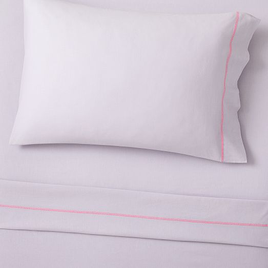 Soft Cotton Percale Sheet Set West Elm