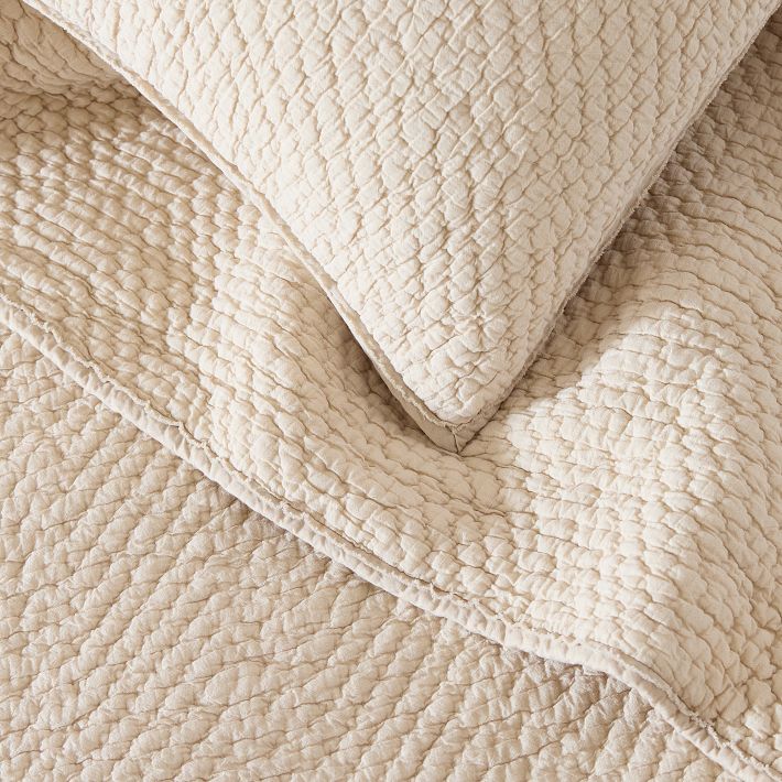 Reflections Matelasse Quilt & Shams West Elm