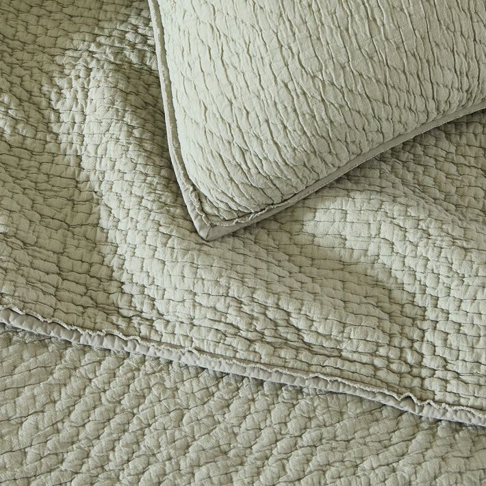 Reflections Matelasse Quilt & Shams West Elm