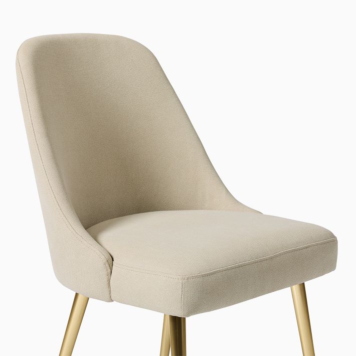 MidCentury Dining Chair Metal Legs West Elm