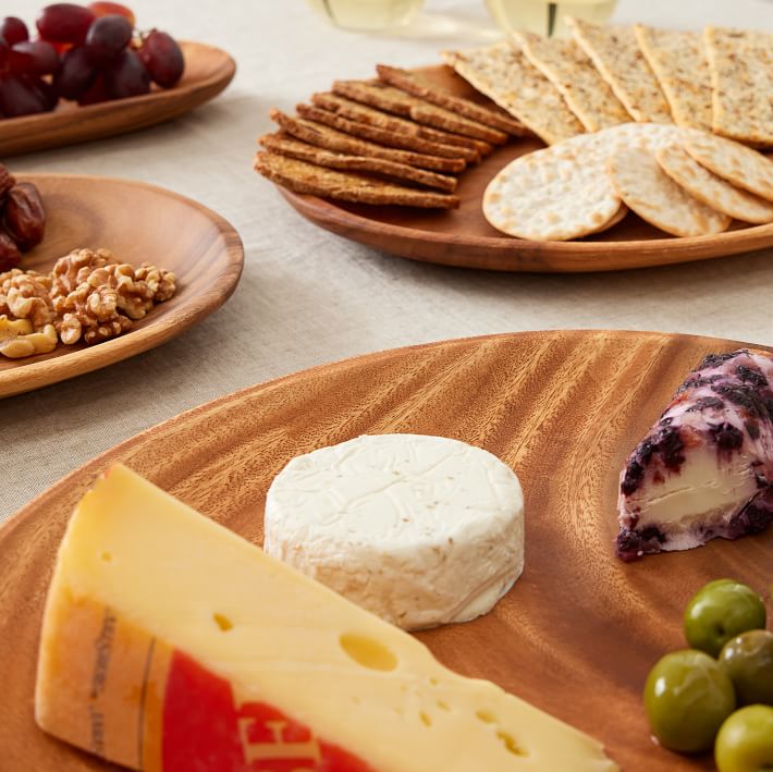 Organic Shaped Wood Serving Platters | West Elm