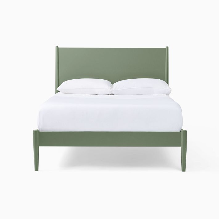 Mid-Century Painted Bed | West Elm