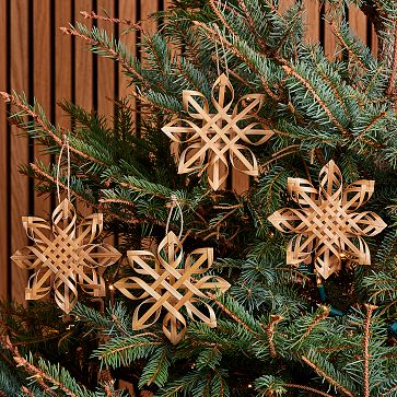 Marimekko Woven Ornaments - Set of 4 | West Elm