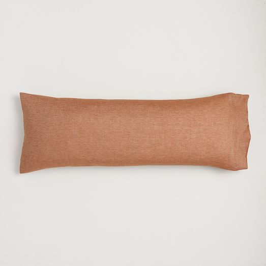 European Flax Linen Body Pillow Cover West Elm